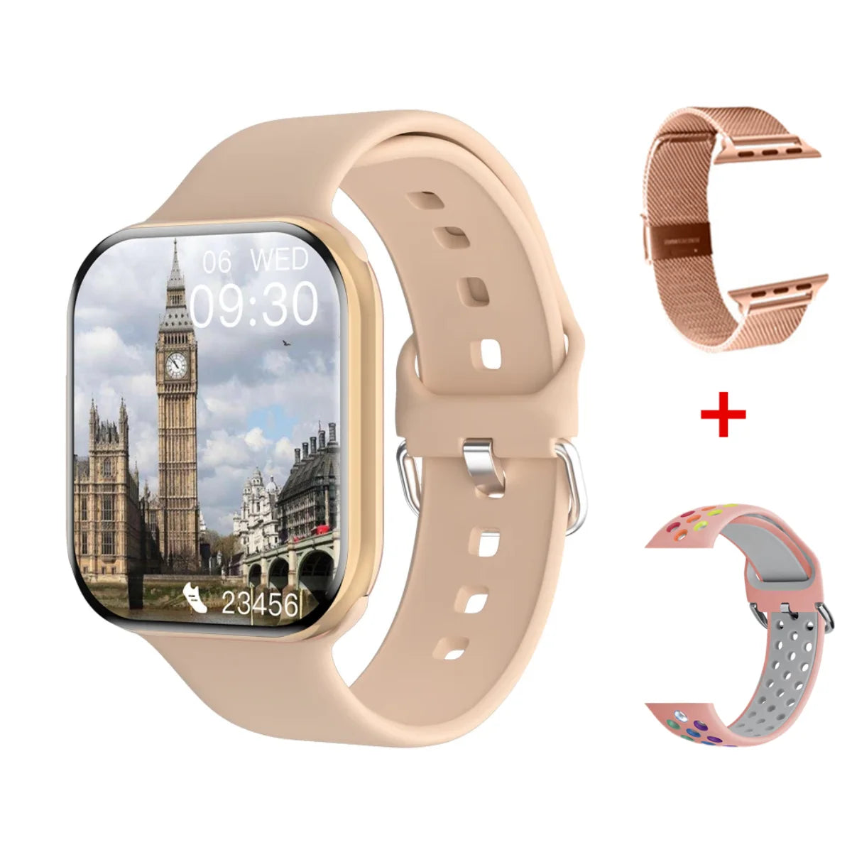 2025 Series 10 AquaLink GPS Smartwatch – NFC, Waterproof, for iPhone & Android