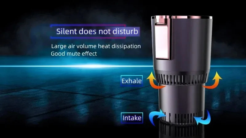ThermoCruise Duo – Rapid Heat & Cool Mug for Car, Home & Office