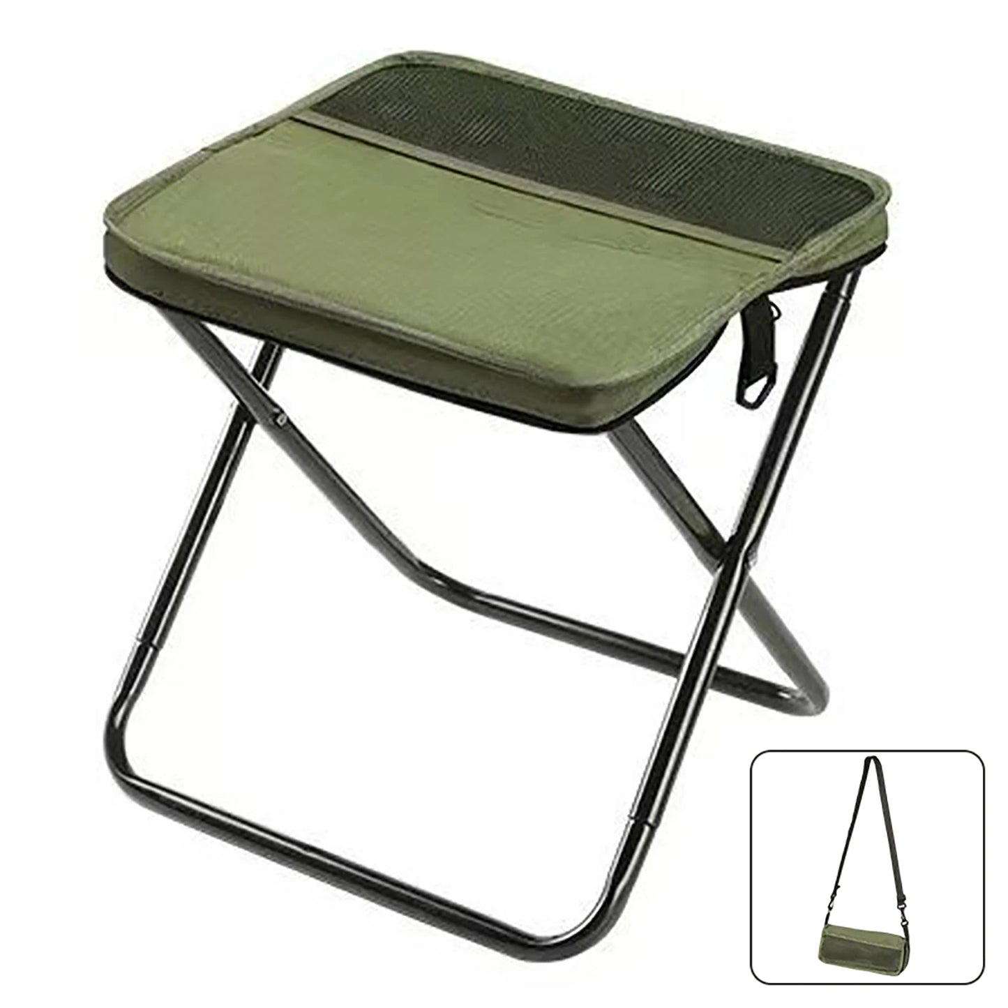PackMate™ Folding Backpack Stool – Compact Outdoor Seat with Carry Bag