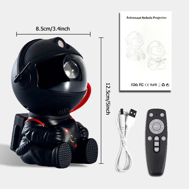 Astronaut Galaxy Star Projector – Nebula LED Night Light