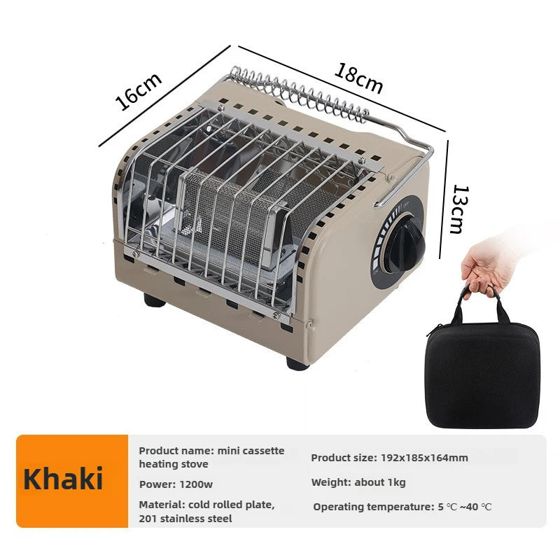 NomadWarm 2-in-1 Camping Gas Stove Heate