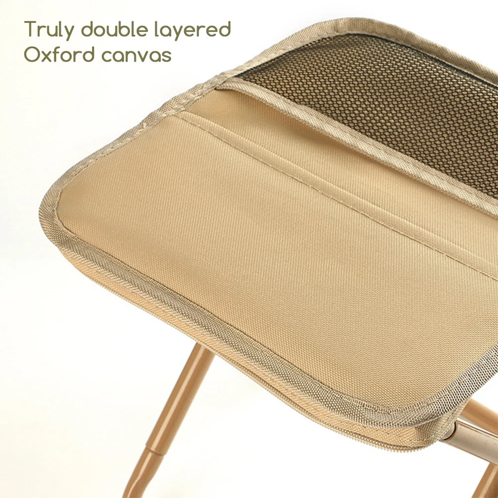 PackMate™ Folding Backpack Stool – Compact Outdoor Seat with Carry Bag