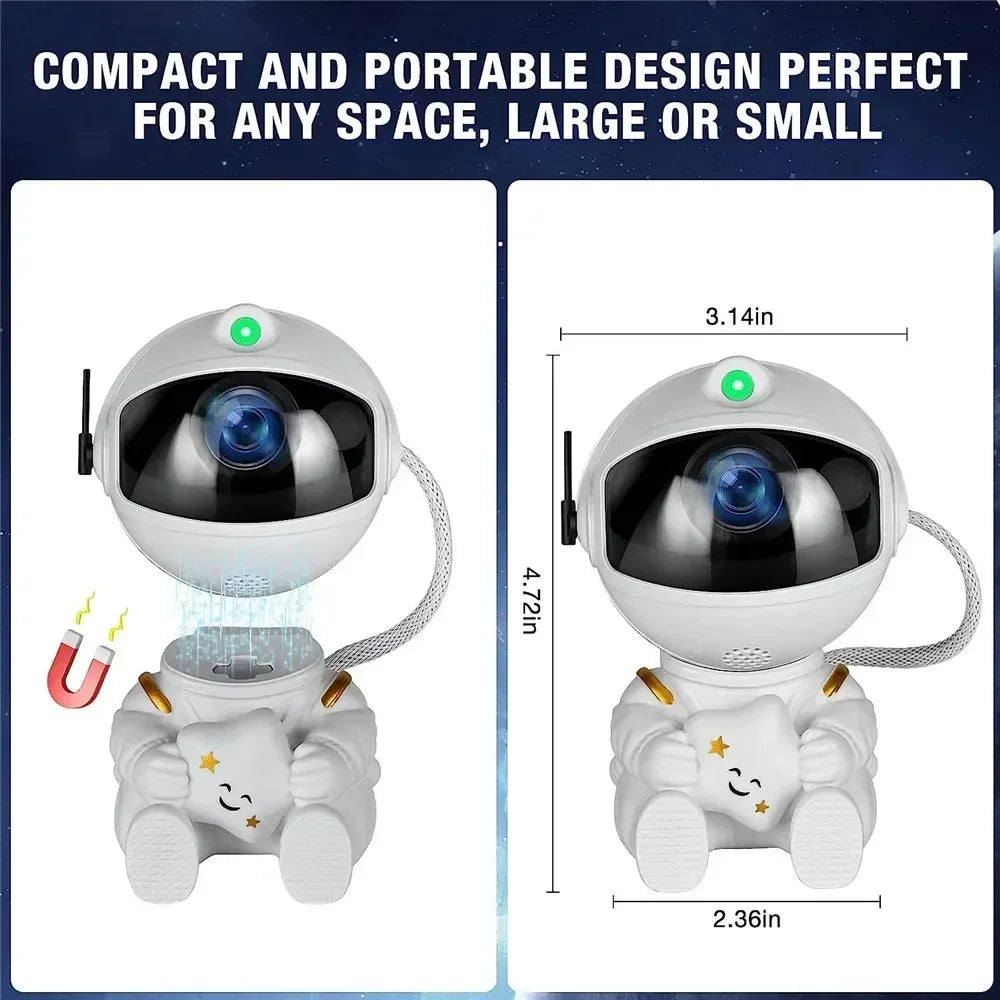 Astronaut Galaxy Star Projector – Nebula LED Night Light