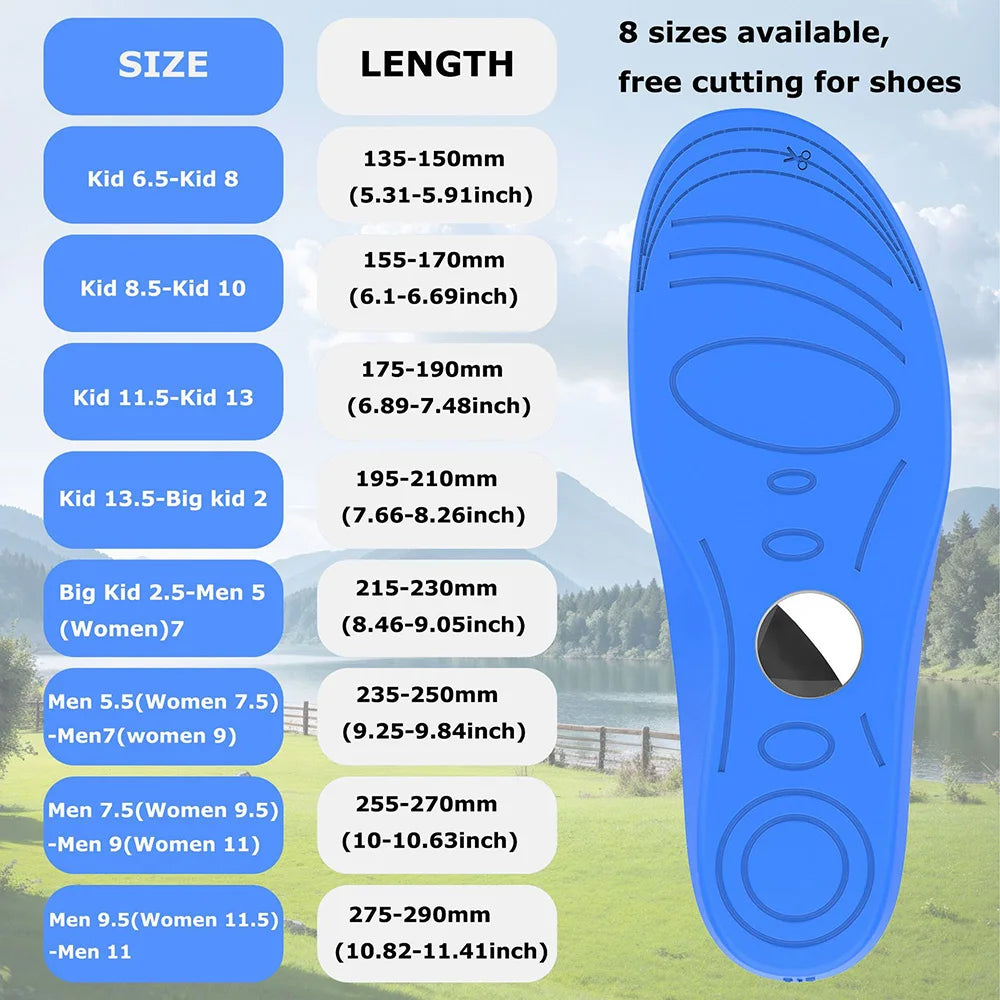 SecureStep AirTag-Compatible Insole – Hidden Tracker Mount