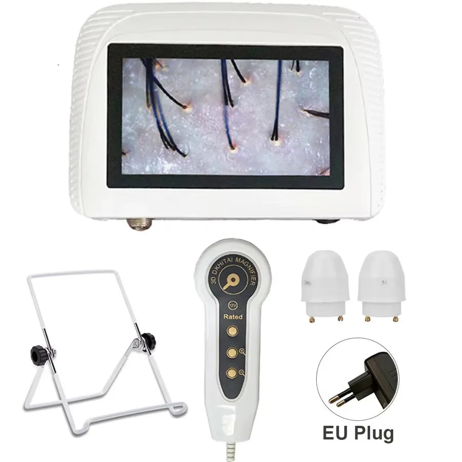 ClearView 5-Inch Skin & Scalp Analyser – Dual-Lens, Rechargeable