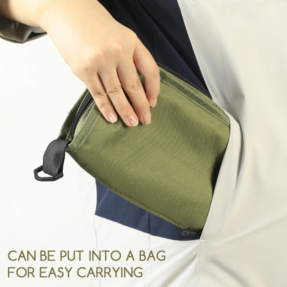 PackMate™ Folding Backpack Stool – Compact Outdoor Seat with Carry Bag