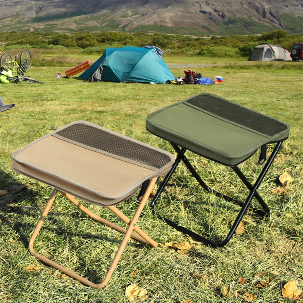 PackMate™ Folding Backpack Stool – Compact Outdoor Seat with Carry Bag