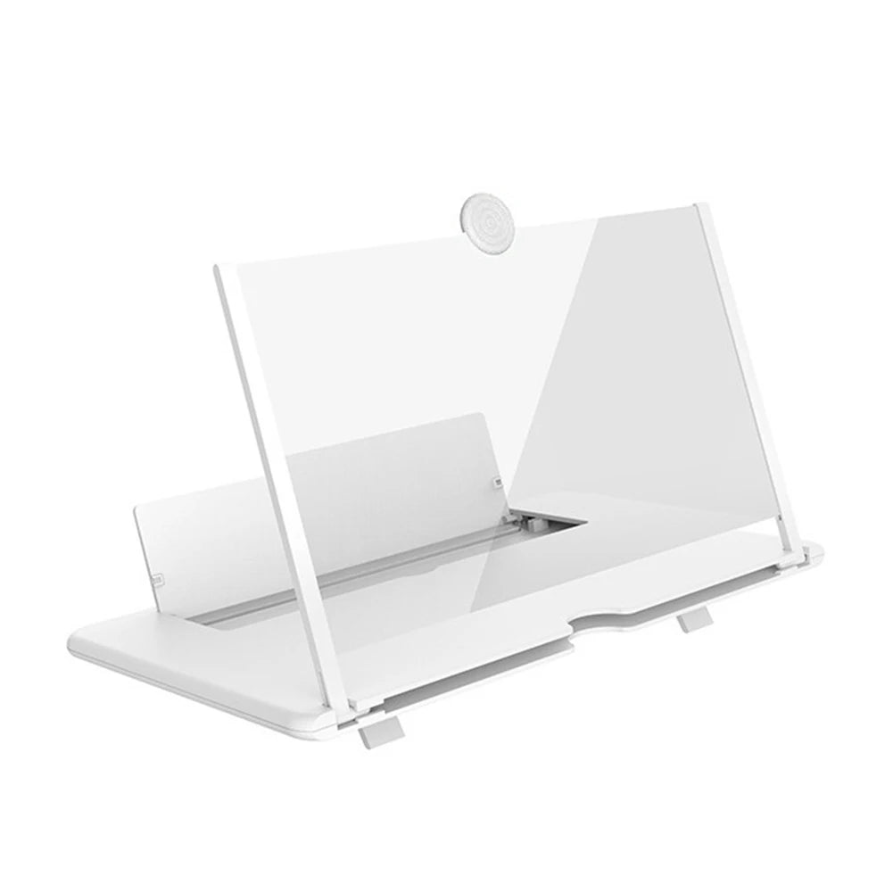 VisionBoost 3D Phone Screen Magnifier – 8/14 Inch Mobile Video Amplifier Stand