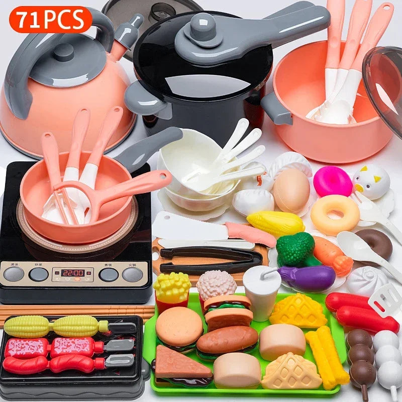 LittleCooks Kitchen – Pretend Play Cooking & Food Set