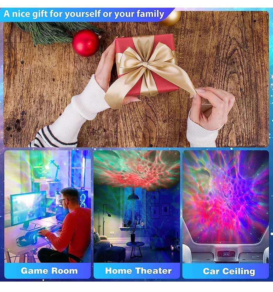 Astronaut Galaxy Star Projector – Nebula LED Night Light