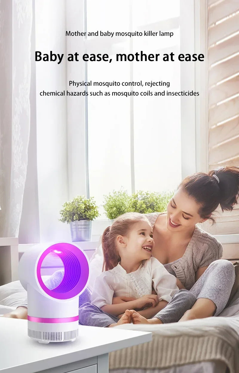 NightGuard Mute Mosquito Lamp – USB-Powered Insect Catcher