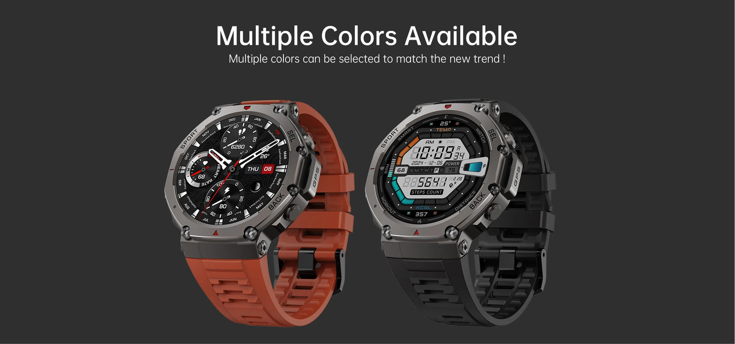 IronPeak Ultra GPS Watch – Military-Style, Dual-Band GNSS, 5 ATM