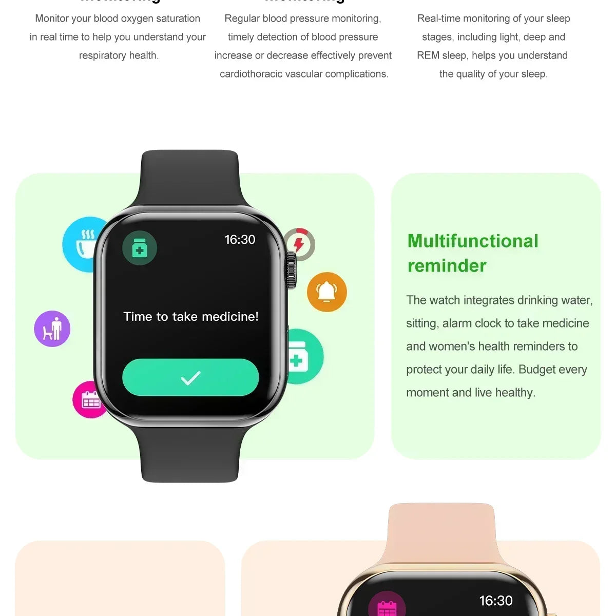 2025 Series 10 AquaLink GPS Smartwatch – NFC, Waterproof, for iPhone & Android