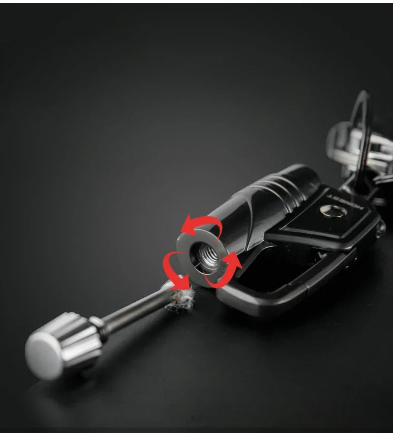 FlameMate Multi-Function Keychain Lighter – Windproof, Refillable & Durable