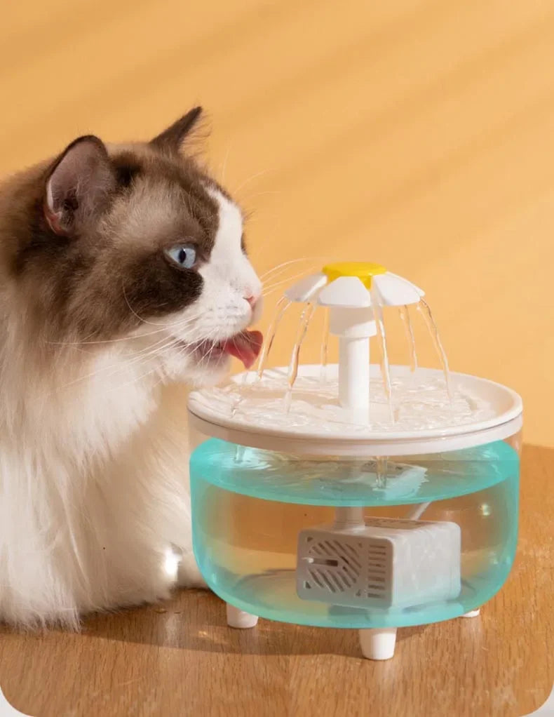 AquaWhisker 1.2L Pet Drinking Fountain – Ultra-Quiet, USB & Filtered