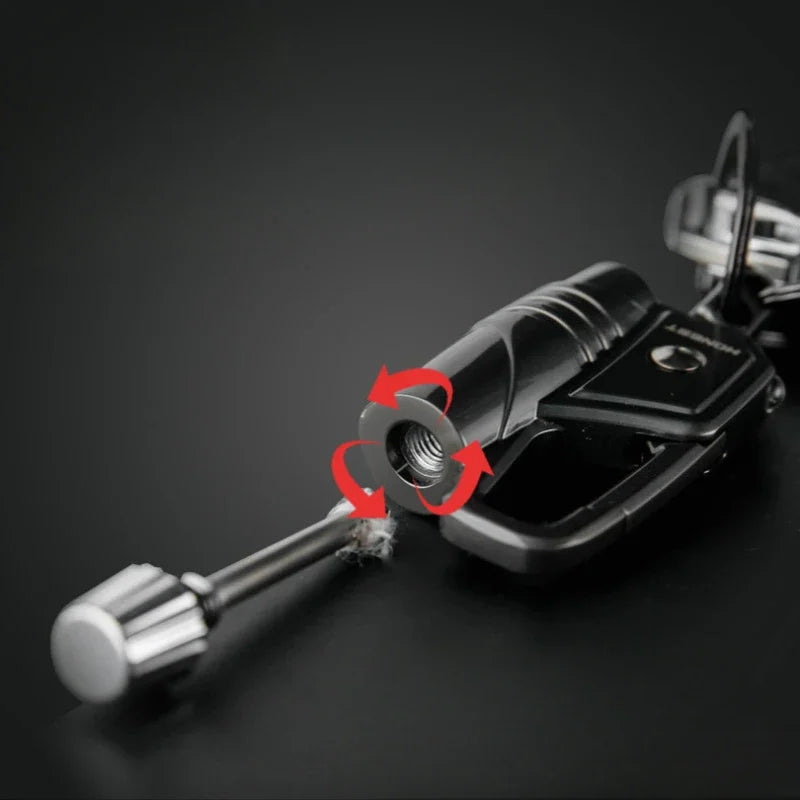 FlameMate Multi-Function Keychain Lighter – Windproof, Refillable & Durable