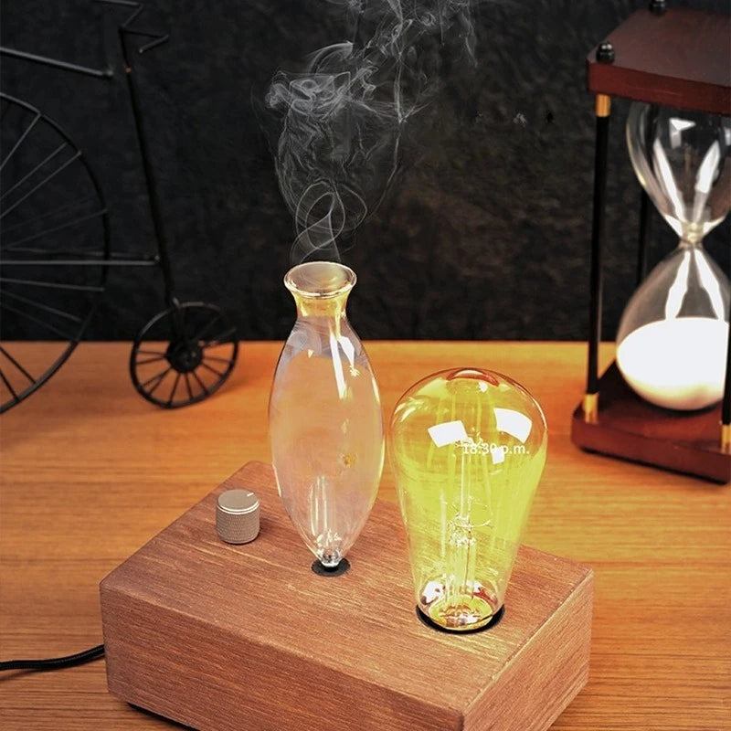 Vintage Glass Essential Oil Diffuser – Ultrasonic Cold Mist