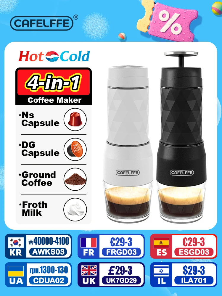PressBrew Pro – Hot & Cold Capsule Coffee on the Go