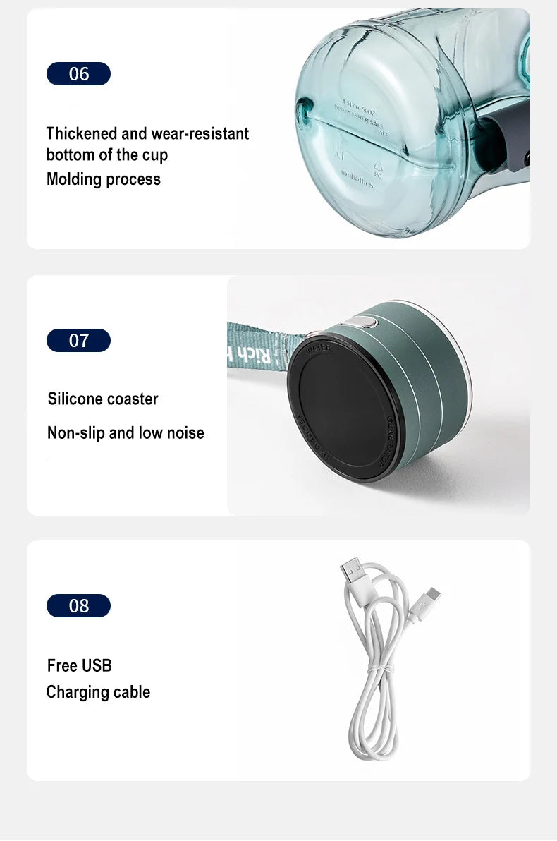 HydroPure 1500 – Portable Hydrogen Water Bottle with Ioniser & Filter
