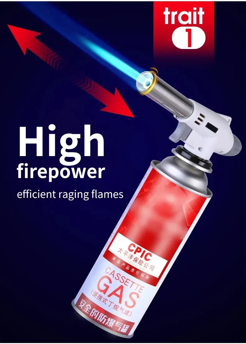 TrailFlame Gas Blow Torch – BBQ, Camping & Cooking