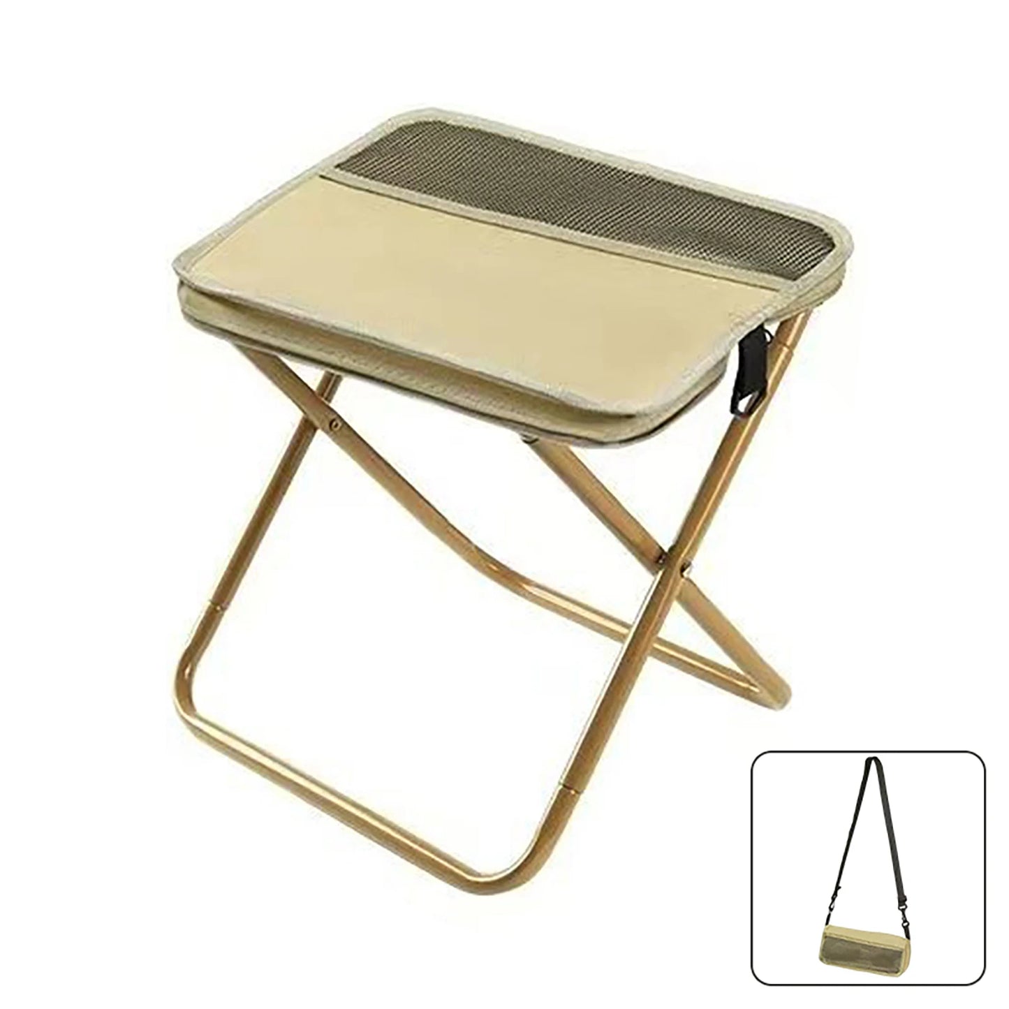 PackMate™ Folding Backpack Stool – Compact Outdoor Seat with Carry Bag