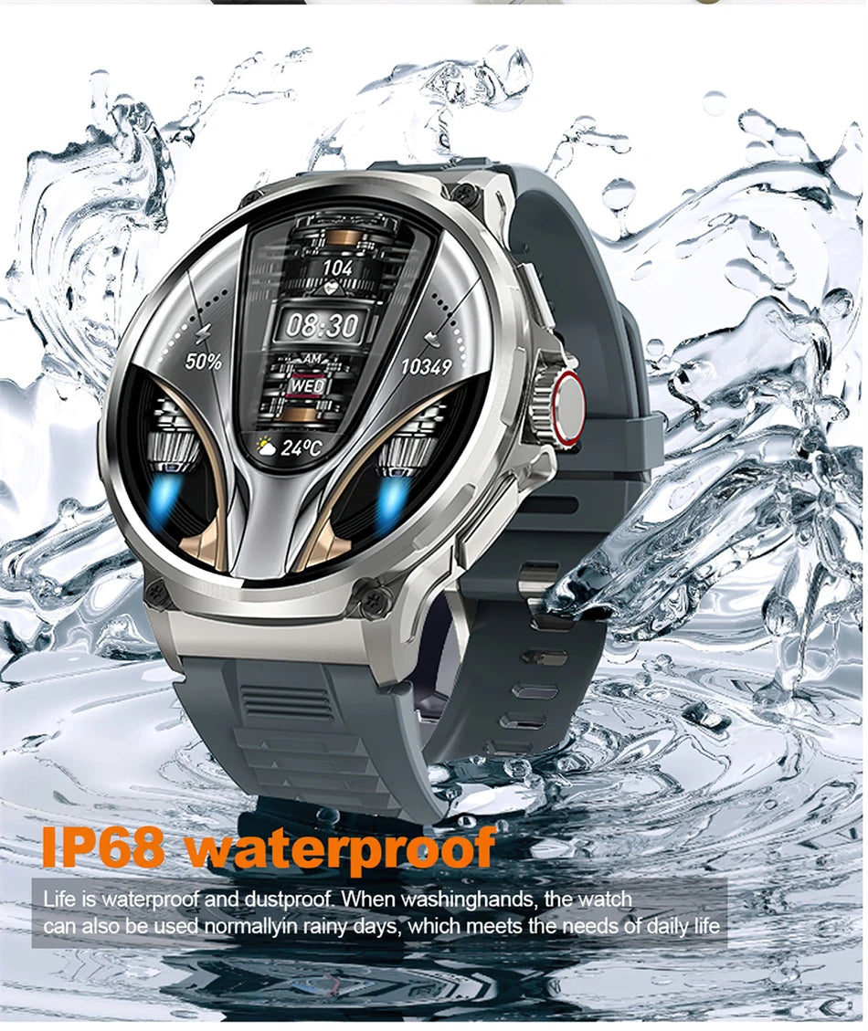 MetroTrack 1.85" GPS Smartwatch – Ultra-HD AMOLED, 710 mAh Battery