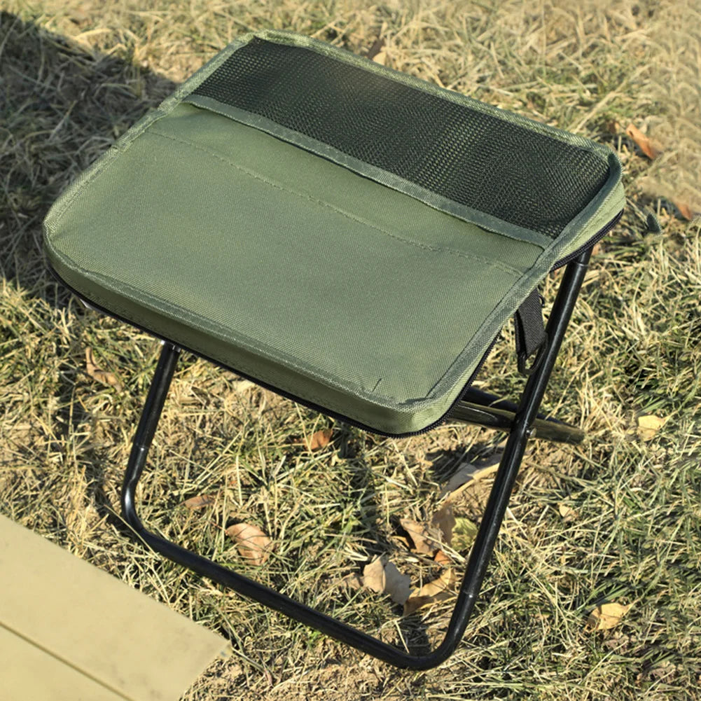 PackMate™ Folding Backpack Stool – Compact Outdoor Seat with Carry Bag