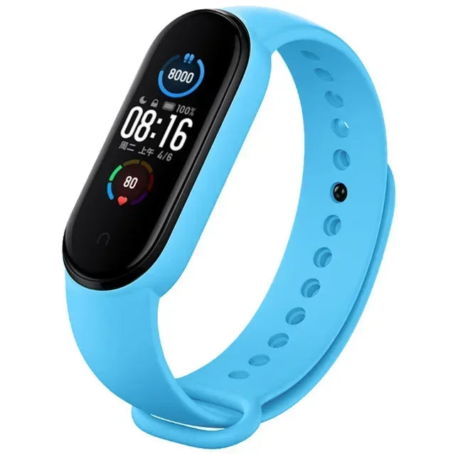 FlexFit Strap β Silicone Wristband for Mi Band 3β7