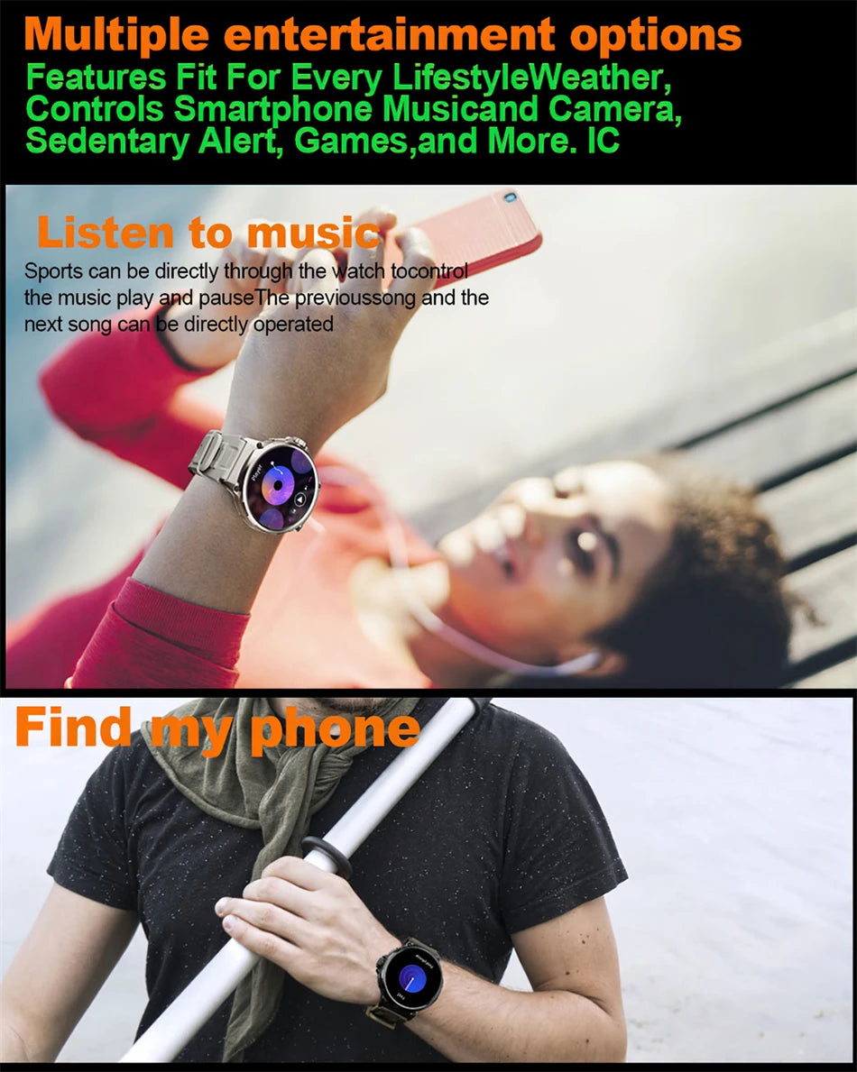 MetroTrack 1.85" GPS Smartwatch – Ultra-HD AMOLED, 710 mAh Battery