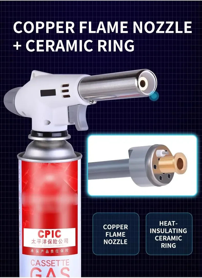 TrailFlame Gas Blow Torch – BBQ, Camping & Cooking
