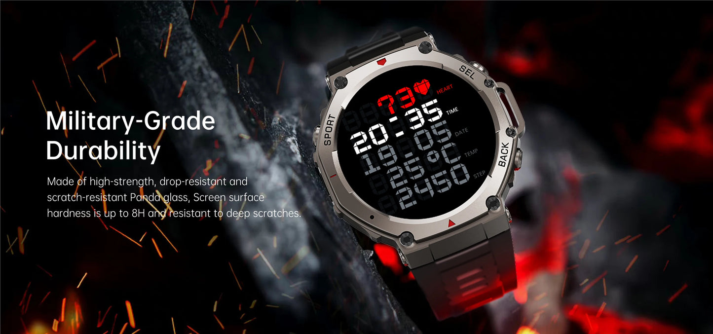 IronPeak Ultra GPS Watch – Military-Style, Dual-Band GNSS, 5 ATM