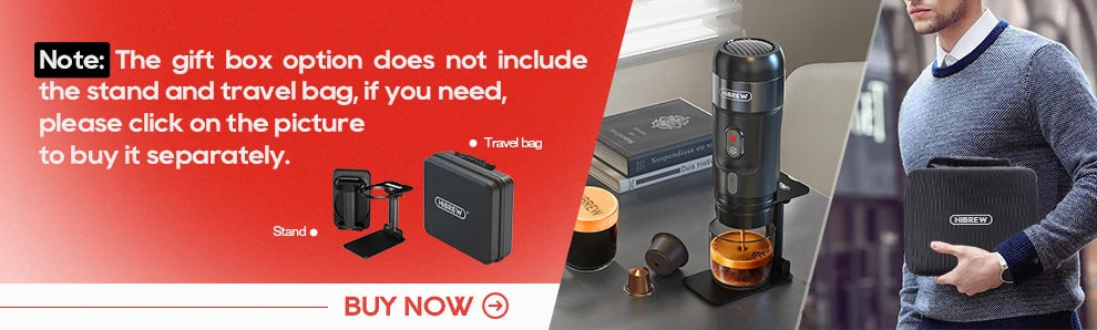 BrewGo Elite – Portable Espresso Maker for Car & Home