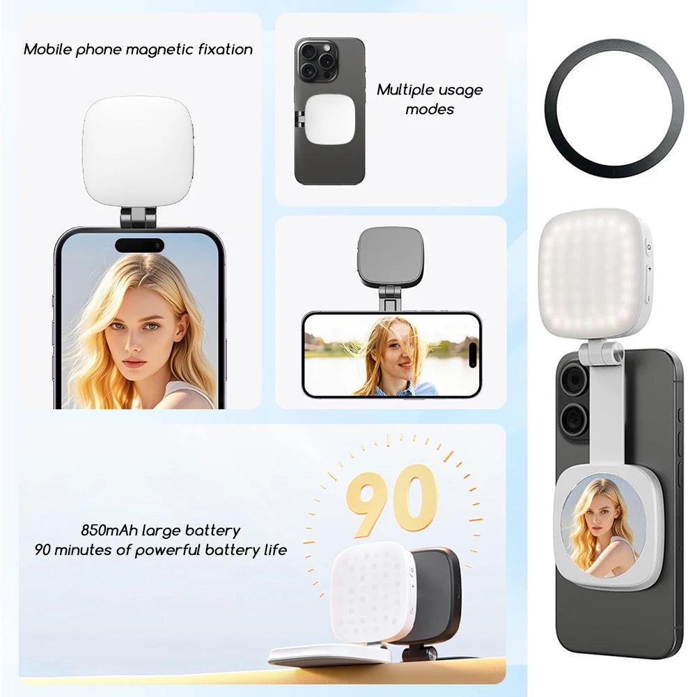 SnapBright™ Magnetic Mirror Fill Light