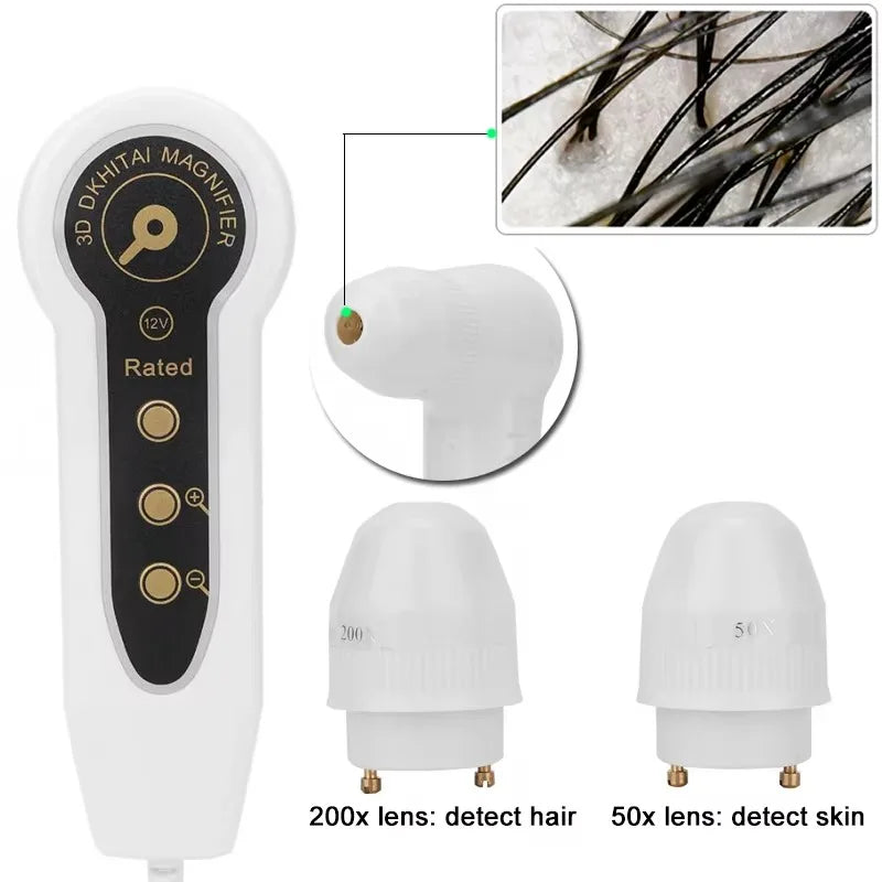 ClearView 5-Inch Skin & Scalp Analyser – Dual-Lens, Rechargeable