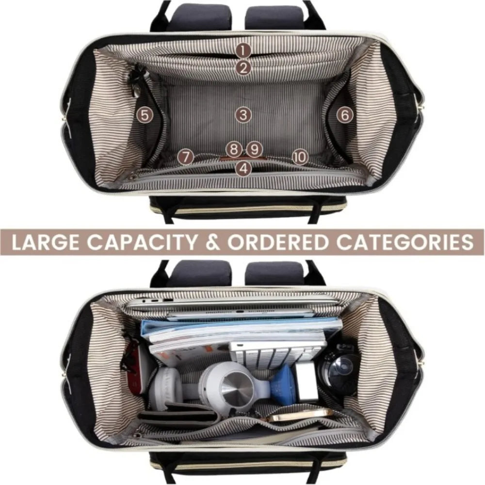 TechPro Waterproof Laptop Backpack