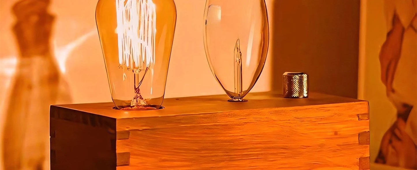 Vintage Glass Essential Oil Diffuser – Ultrasonic Cold Mist