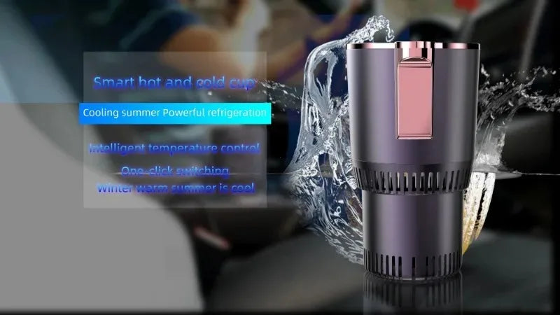 ThermoCruise Duo – Rapid Heat & Cool Mug for Car, Home & Office