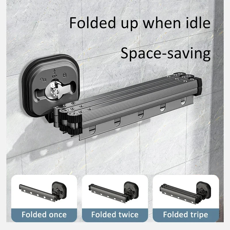 DryFold Wall-Mounted Laundry Rack