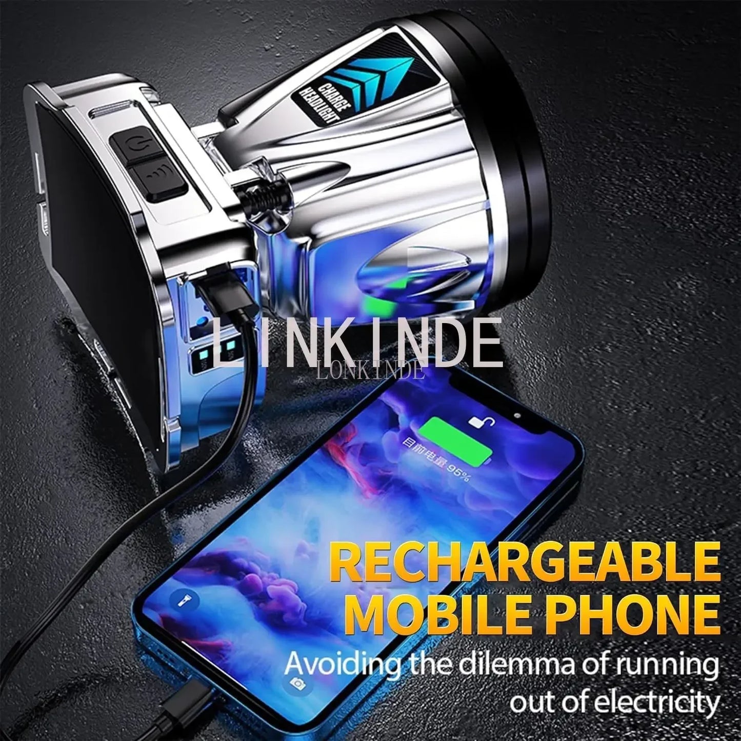 LumiCrown – Precision LED Headlight for Hands-Free Brilliance
