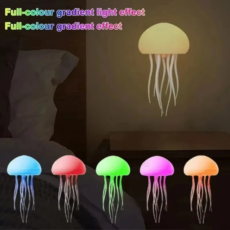 Jellyfish Lamp – RGB Voice-Control Night Light for Bedside Magic
