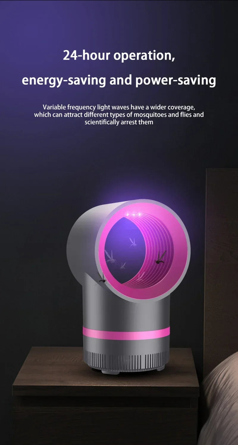 NightGuard Mute Mosquito Lamp – USB-Powered Insect Catcher