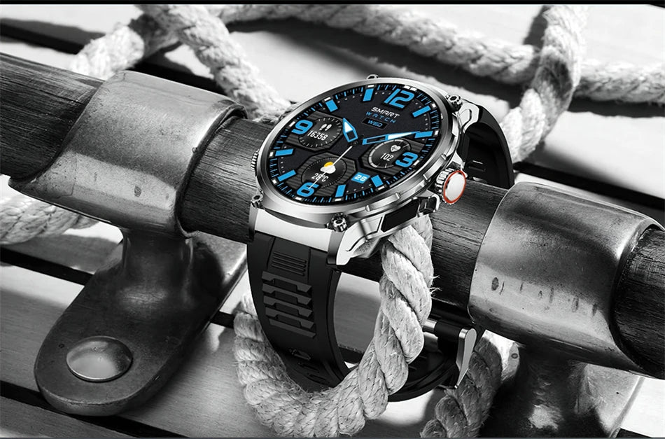 MetroTrack 1.85" GPS Smartwatch – Ultra-HD AMOLED, 710 mAh Battery