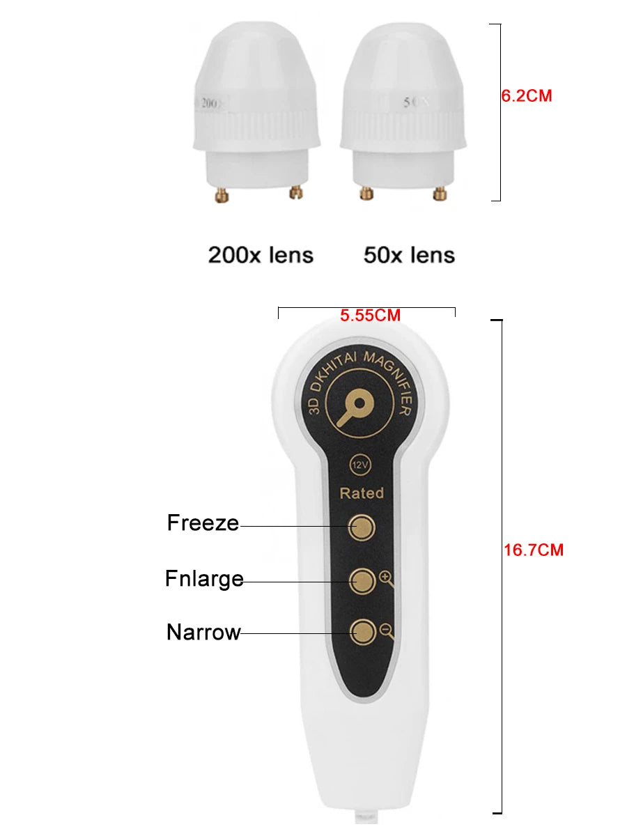 ClearView 5-Inch Skin & Scalp Analyser – Dual-Lens, Rechargeable