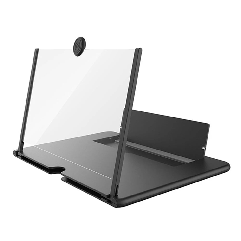 VisionBoost 3D Phone Screen Magnifier – 8/14 Inch Mobile Video Amplifier Stand