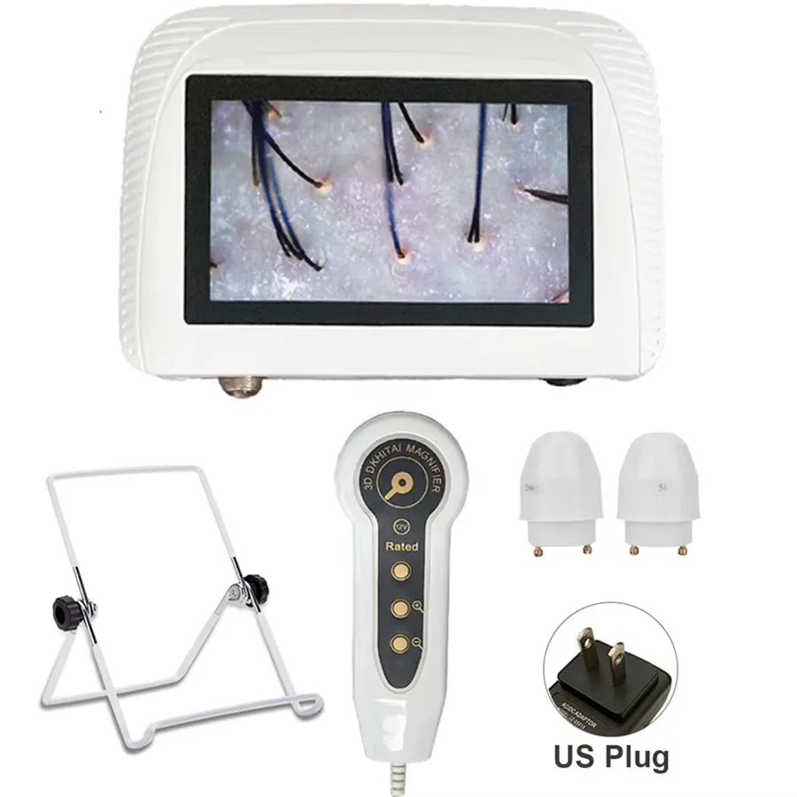 ClearView 5-Inch Skin & Scalp Analyser – Dual-Lens, Rechargeable