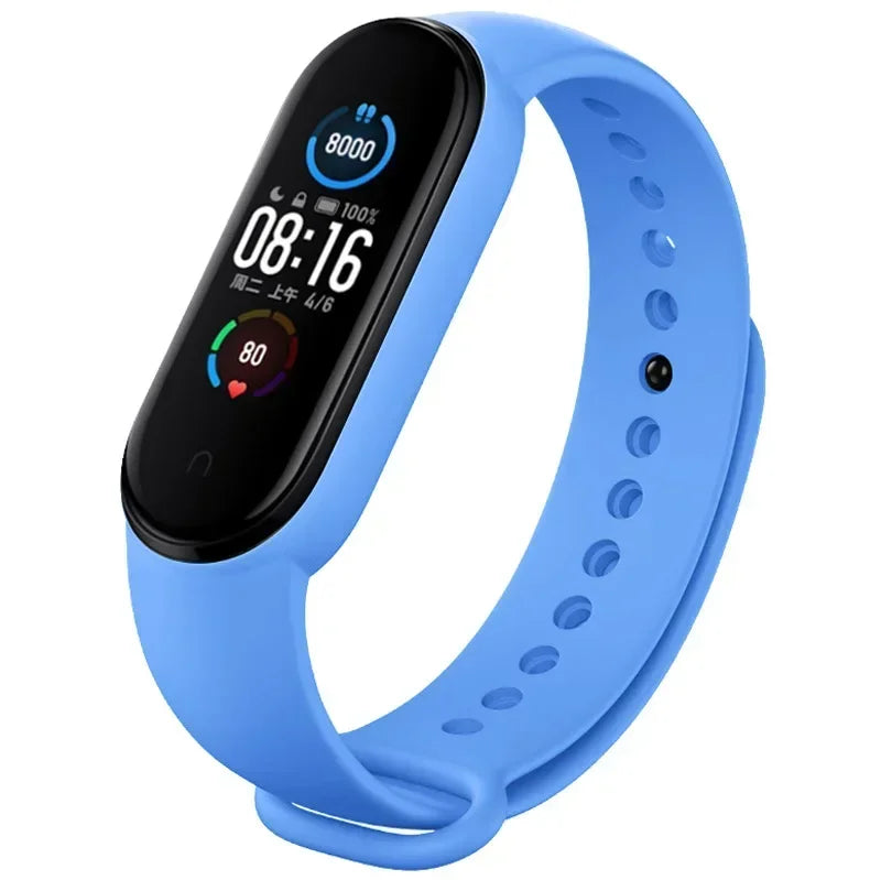 FlexFit Strap β Silicone Wristband for Mi Band 3β7