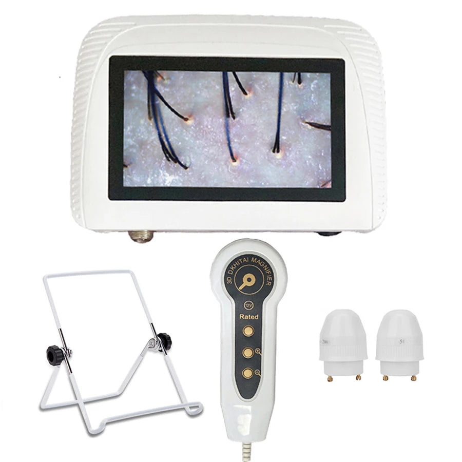 ClearView 5-Inch Skin & Scalp Analyser – Dual-Lens, Rechargeable