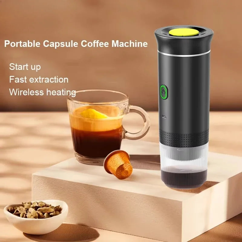 EspressoJet Wireless – Travel Coffee Machine for Capsules & Ground Coffee
