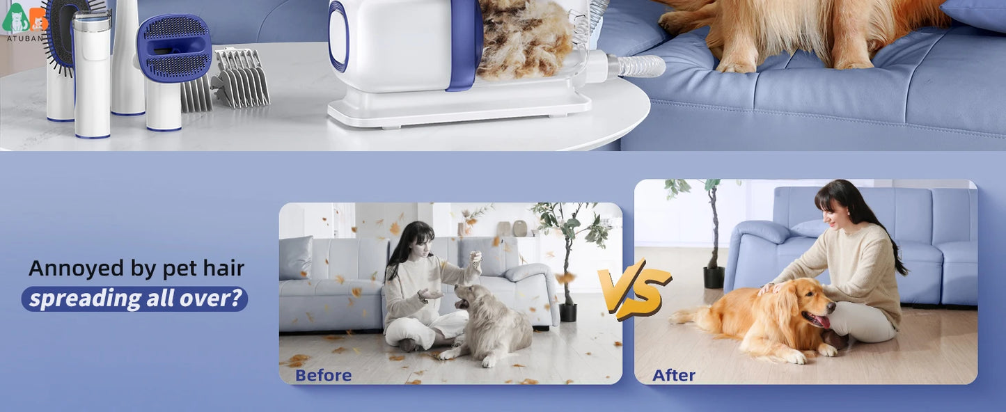 ShedMaster 15,000Pa Pet Grooming Vacuum – 2L Large Capacity