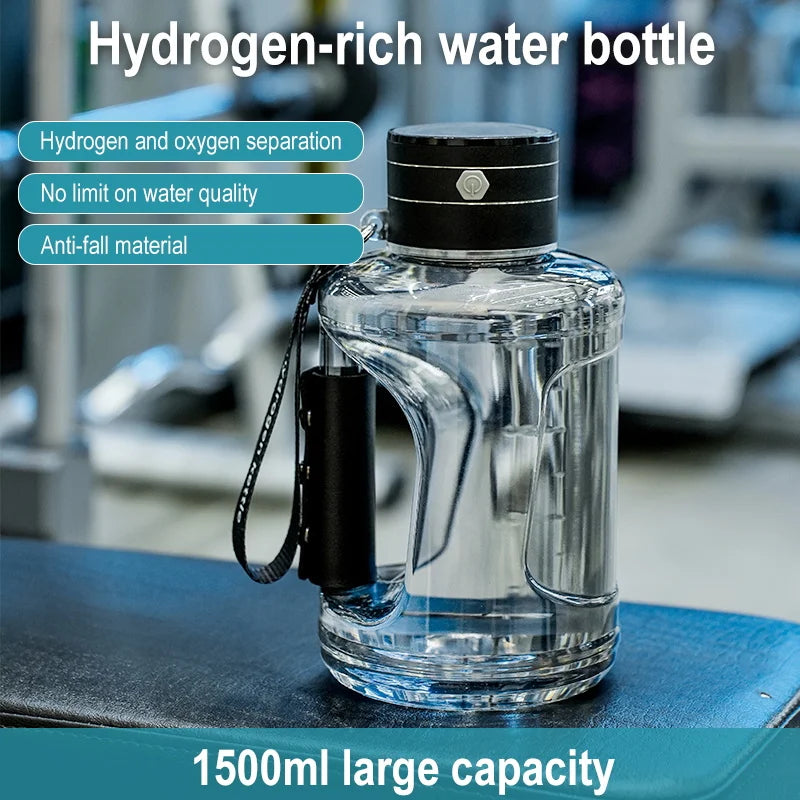 HydroPure 1500 – Portable Hydrogen Water Bottle with Ioniser & Filter